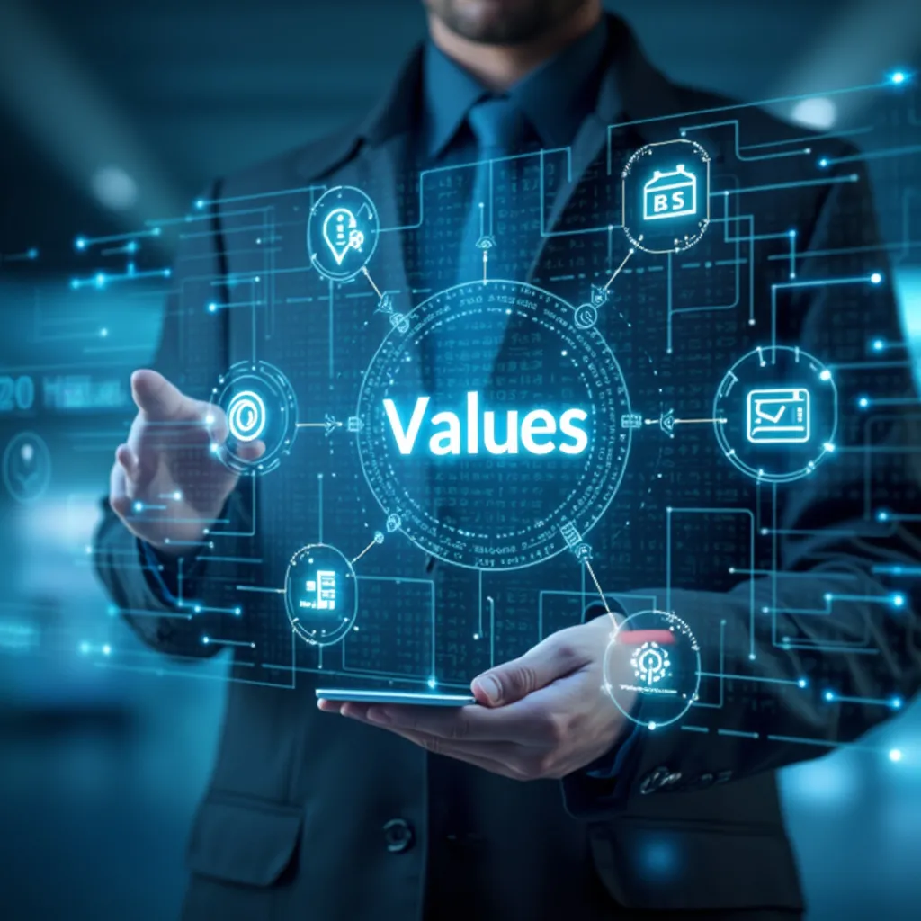 Representación visual de los valores de nuestra empresa